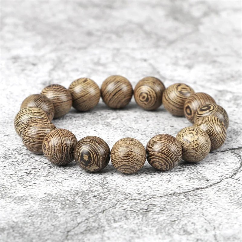Buddha Meditation Wood Bracelets - Mystical Rose Gems