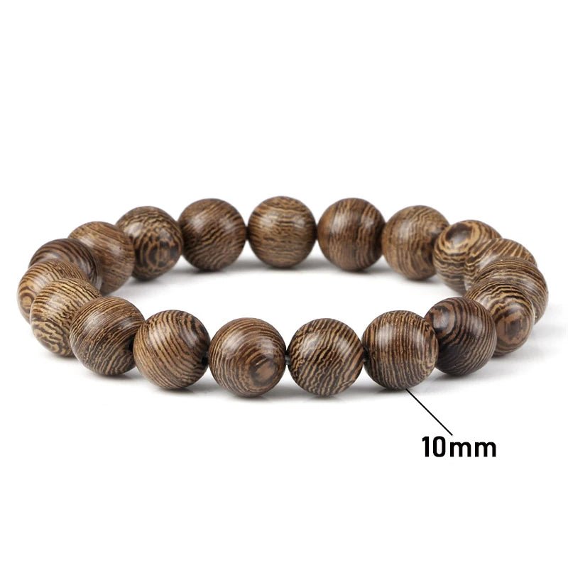 Buddha Meditation Wood Bracelets - Mystical Rose Gems