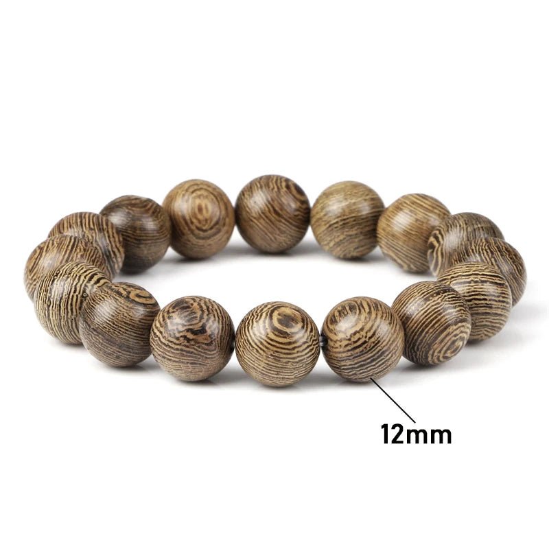 Buddha Meditation Wood Bracelets - Mystical Rose Gems
