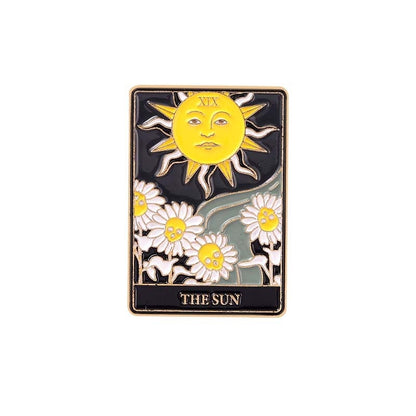 Tarot and Snake Enamel Pins