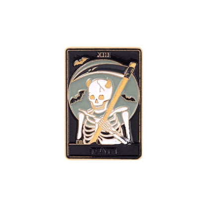 Tarot and Snake Enamel Pins