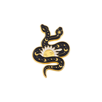 Tarot and Snake Enamel Pins