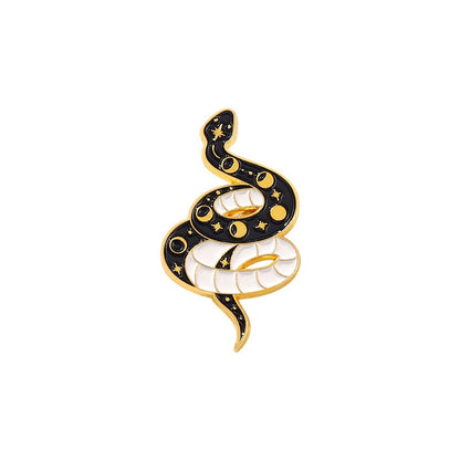 Tarot and Snake Enamel Pins