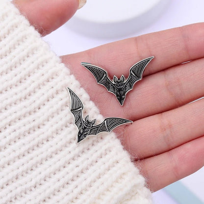 Bat Enamel Lapel Pins - Mystical Rose Gems