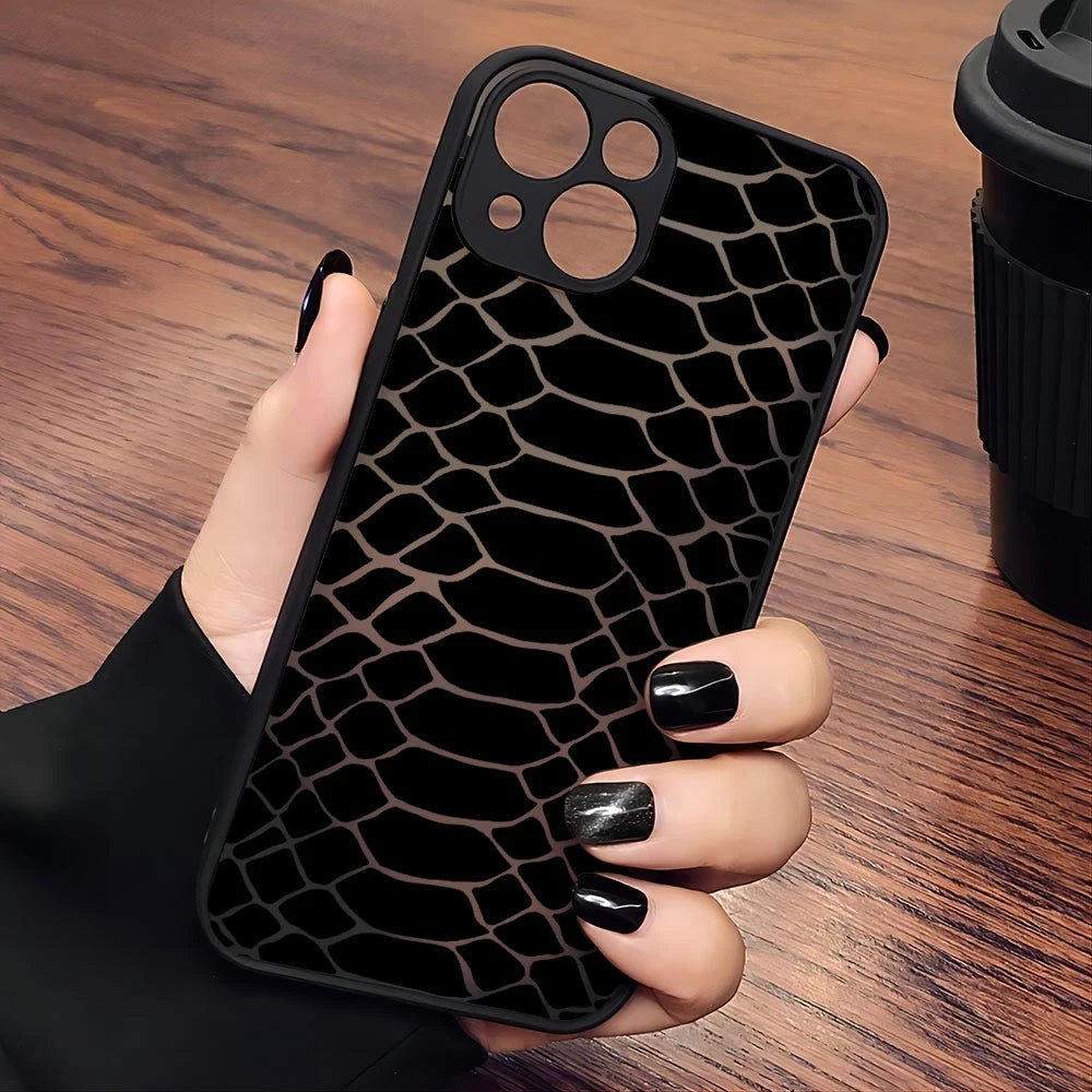 Black Snake Graphic Cell Phone Case For iPhone - Mystical Rose Gems