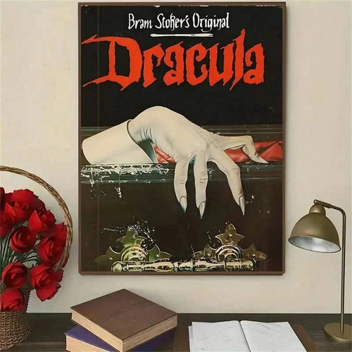 Bram Stoker's Dracula Horror Movie Poster "Vampire Hand" Canvas Print - Mystical Rose Gems