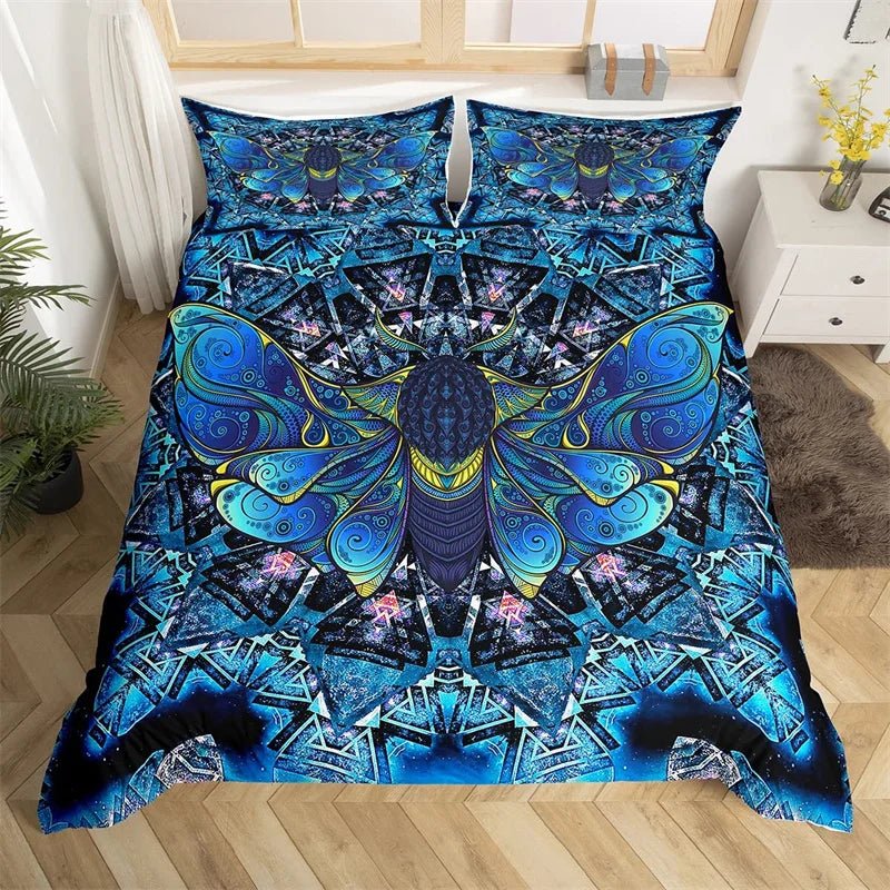 Butterfly And Death Moth Duvet Cover Bedding Sets - Mystical Rose Gems