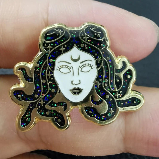 Medusa Brooch - Mystical Rose Gems