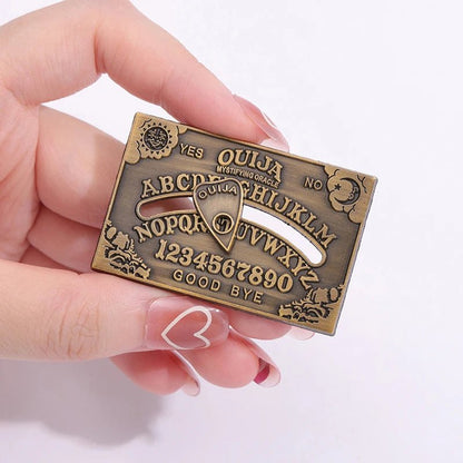 Ouija Board Enamel Pin - Mystical Rose Gems