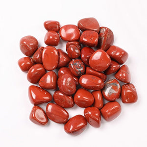 100g Polished Red Jasper for Lower Three Chakras - Mystical Rose Gems