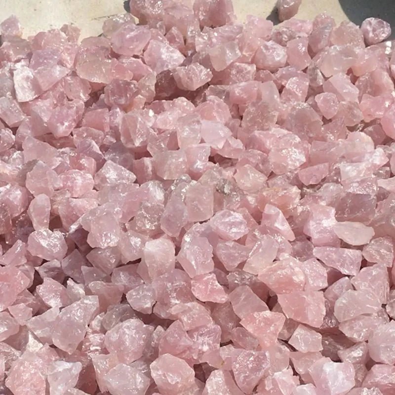 100g Raw Rose Quartz Pink Crystals – Mystical Rose Gems