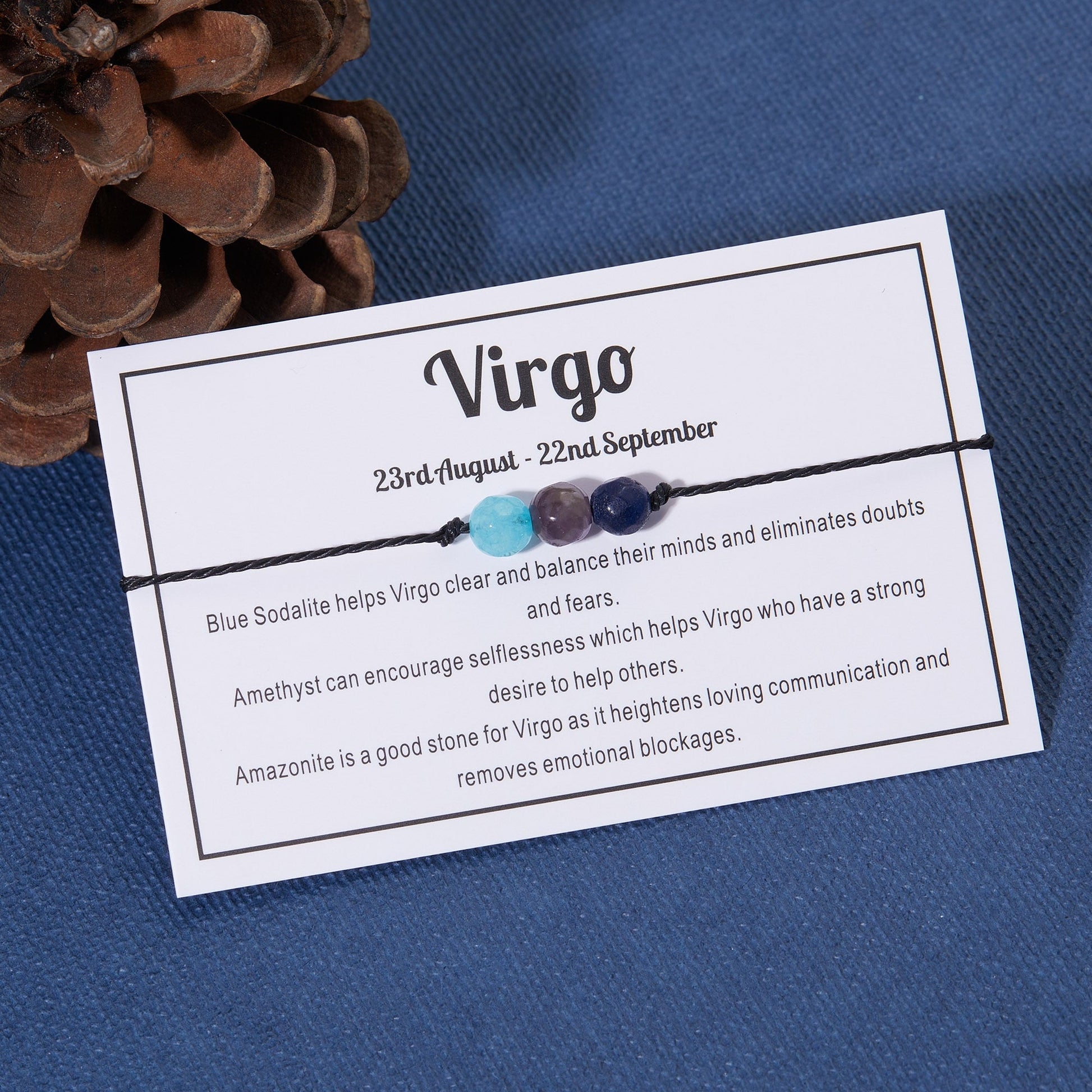 12 Zodiac Crystal Beads Bracelet - Mystical Rose Gems