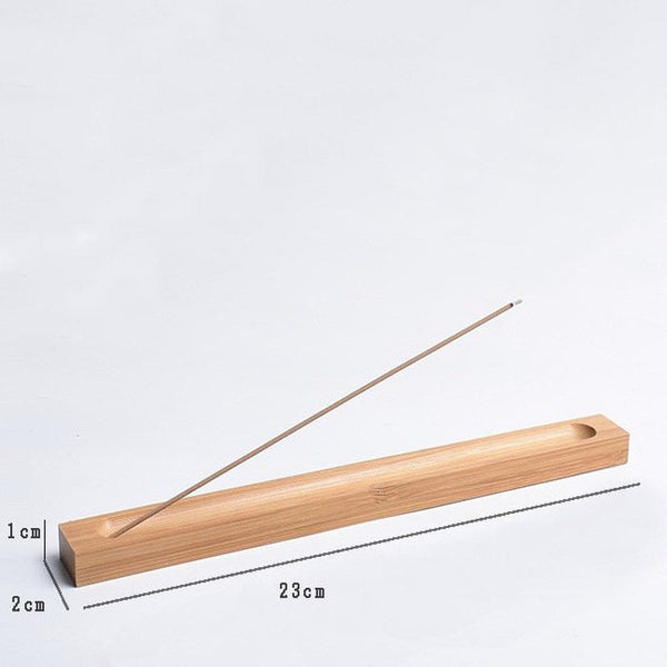 1Pc Bamboo Incense Stick Holder - Mystical Rose Gems