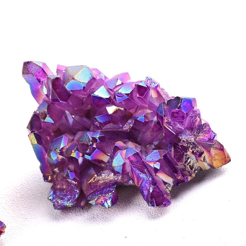 Aura Natural Crystal Cluster - Mystical Rose Gems