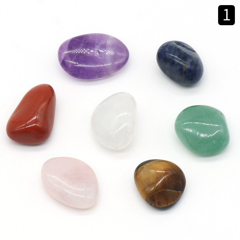 Chakra Tumbled Stone Kit - Mystical Rose Gems
