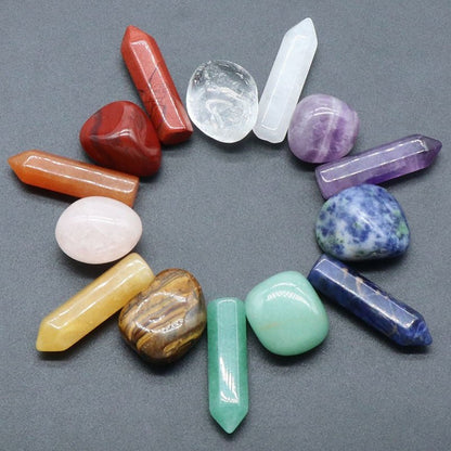 Chakra Tumbled Stone Kit - Mystical Rose Gems