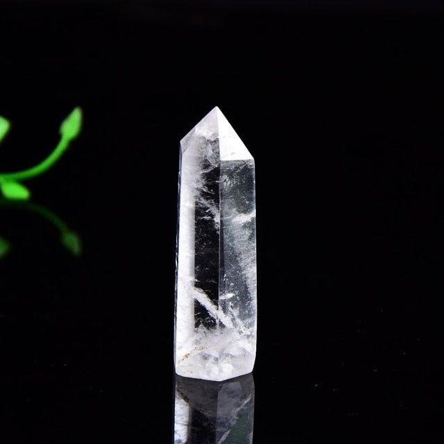 Crystal Clear Quartz Point - Mystical Rose Gems