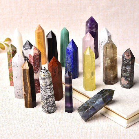 Crystal Point Wands - Over 25 Different Crystals! - Mystical Rose Gems