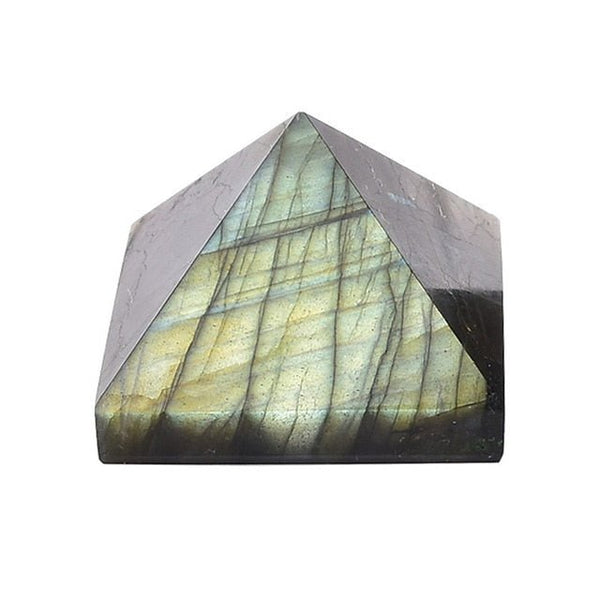 Crystal Pyramid Quartz Healing Stones - Mystical Rose Gems