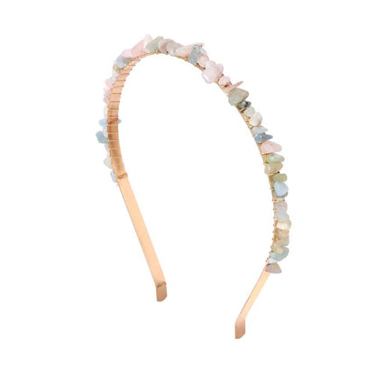 Crystal Stone Headband - Mystical Rose Gems