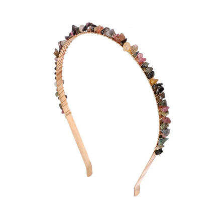 Crystal Stone Headband - Mystical Rose Gems