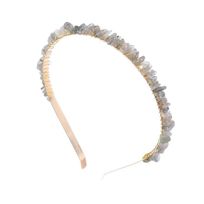 Crystal Stone Headband - Mystical Rose Gems