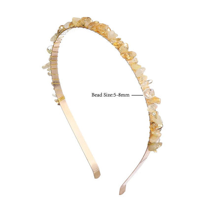 Crystal Stone Headband - Mystical Rose Gems