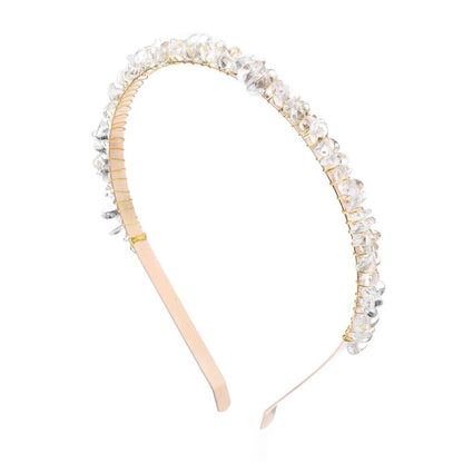 Crystal Stone Headband - Mystical Rose Gems