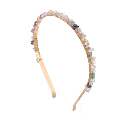 Crystal Stone Headband - Mystical Rose Gems