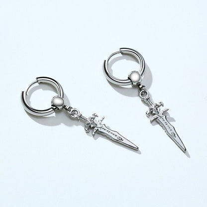 Dangle dagger earring - Mystical Rose Gems