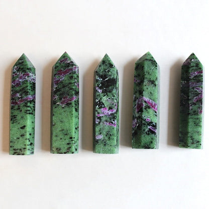 Epidote Column Crystal Point - Mystical Rose Gems