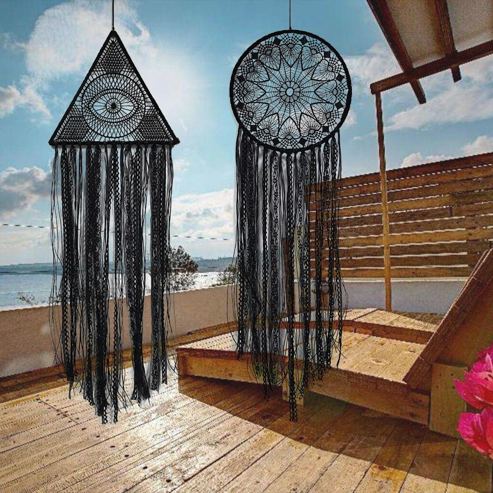 Evil Eye Dream Catcher Room Decor - Mystical Rose Gems