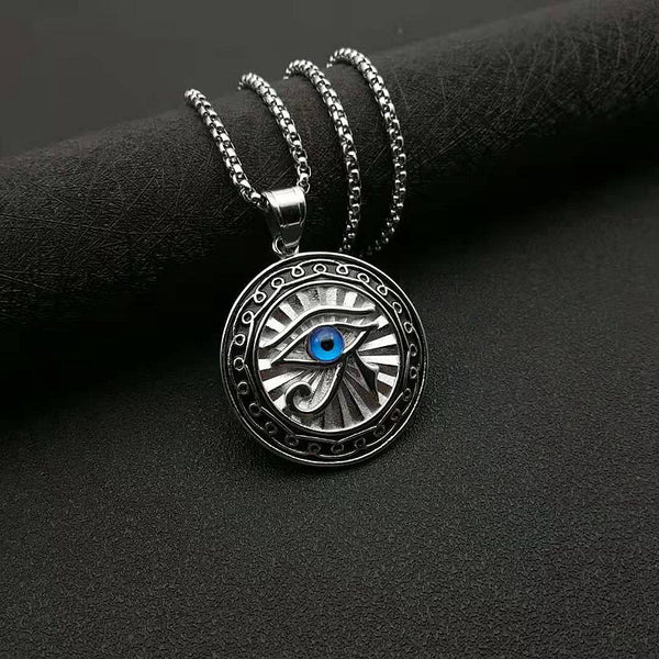 Eye Of Horus Pendant Necklace - Mystical Rose Gems