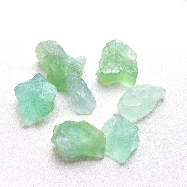 Green Fluorite Tumbled Chips 20-50g - Mystical Rose Gems