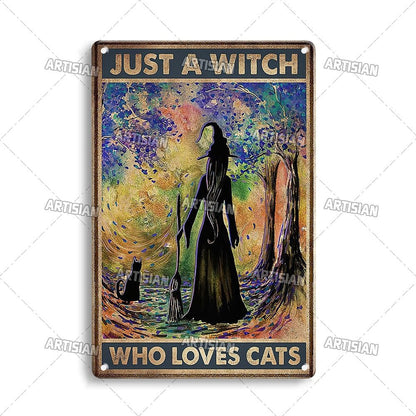 Halloween Metal Signs - Mystical Rose Gems