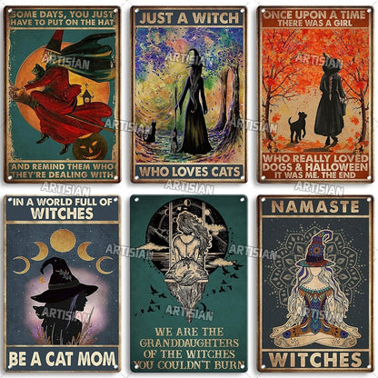 Halloween Metal Signs - Mystical Rose Gems