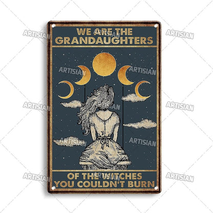 Halloween Metal Signs - Mystical Rose Gems