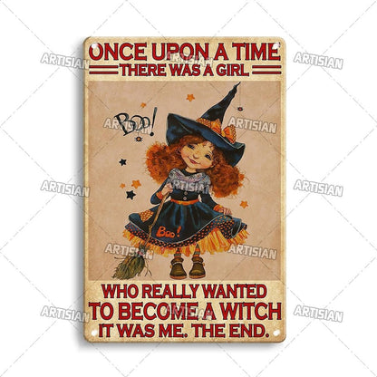 Halloween Metal Signs - Mystical Rose Gems