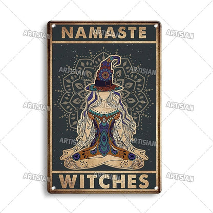 Halloween Metal Signs - Mystical Rose Gems