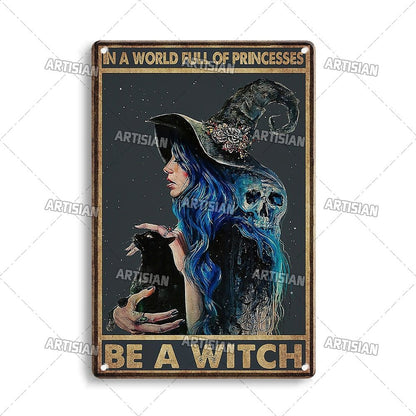 Halloween Metal Signs - Mystical Rose Gems