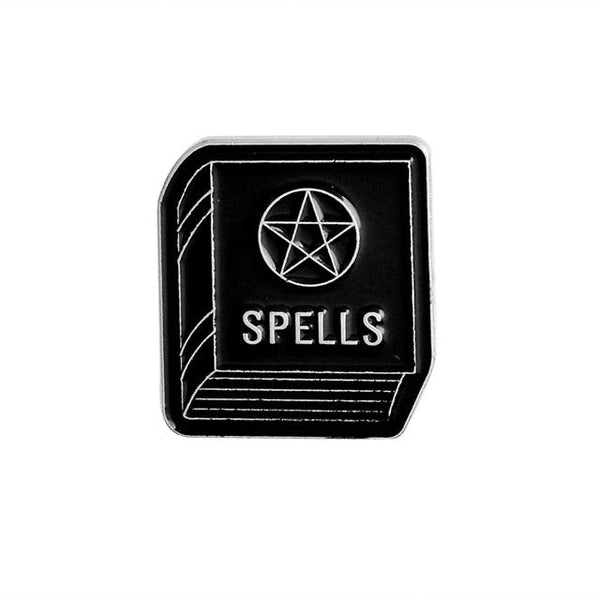 Handmade Goth Style Enamel Pins - Mystical Rose Gems