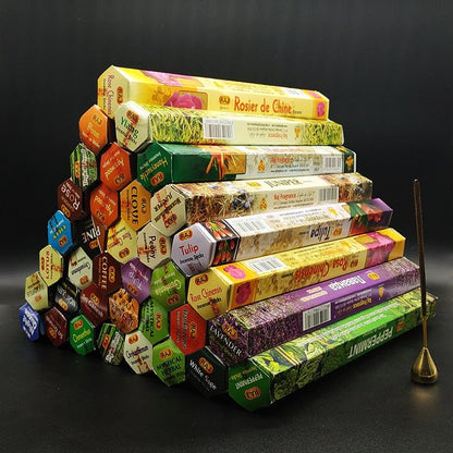 India Handmade Aromatherapy Sticks 20 Sticks Per Box - 34 to Choose From! - Mystical Rose Gems