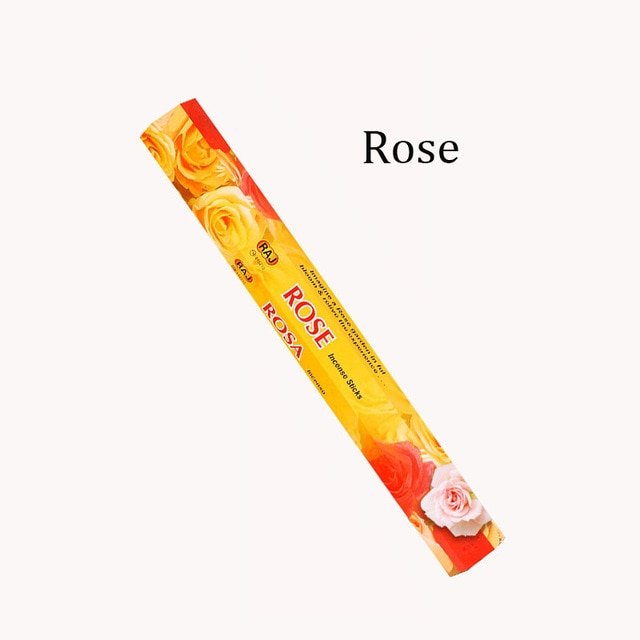 India Handmade Aromatherapy Sticks 20 Sticks Per Box - 34 to Choose From! - Mystical Rose Gems