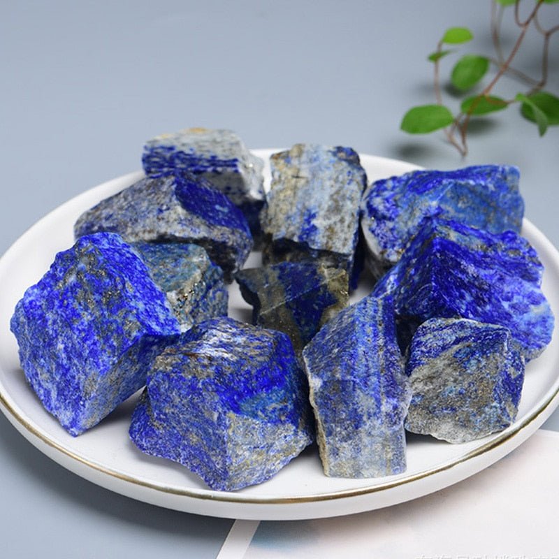 Natural Afghanistan Lapis Lazuli Stones for Third Eye Chakra - Mystical Rose Gems