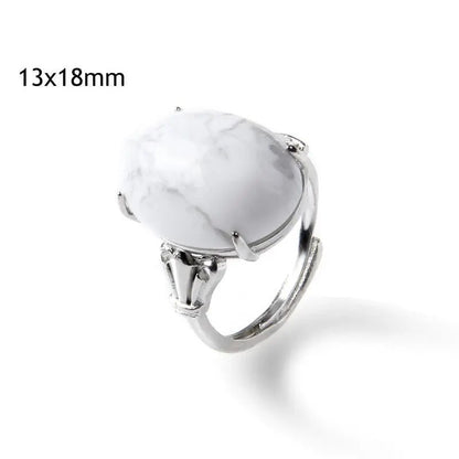 Natural Stone Polished Rings - Mystical Rose Gems