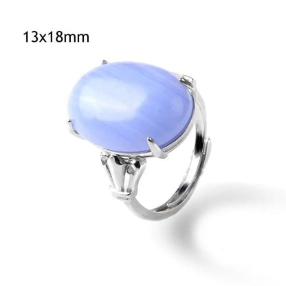 Natural Stone Polished Rings - Mystical Rose Gems