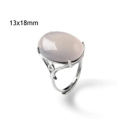 Natural Stone Polished Rings - Mystical Rose Gems