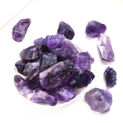 Over 70+ Raw Stones - Amethyst, Aquamarine and more! - Mystical Rose Gems