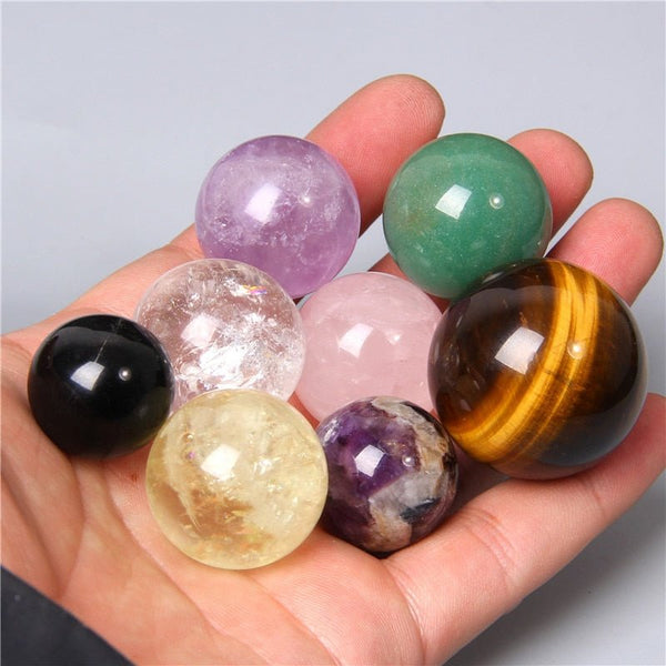 Round Stone Sphere Balls - Different varieties! - Mystical Rose Gems