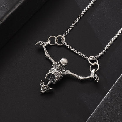 Skeleton Hanging Pendant - Mystical Rose Gems